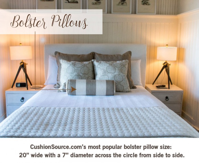 bed bolster cushion